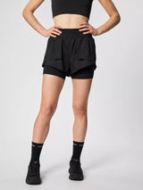 Fallon Trail Shorts in Black