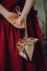 Baby Scrunch Bag in Rose Gold
