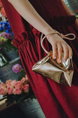 Baby Scrunch Bag in Rose Gold