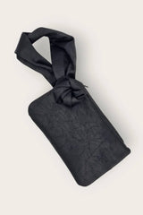 Knot Clutch Crushed Satin