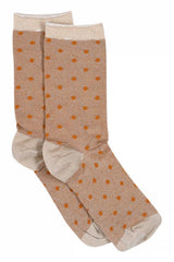 Donna Glitter Socks in Amberglow