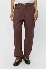 Tokyo Jeans in Burgundy