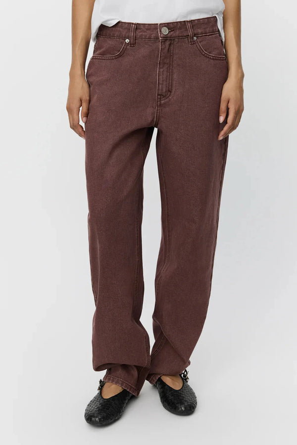 Tokyo Jeans in Burgundy