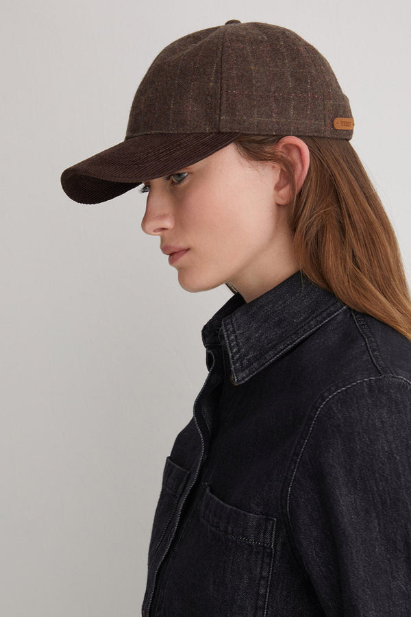 Lee Hat in Brown Check