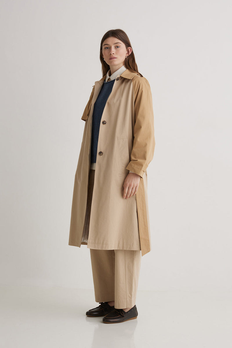 Louise Trench Coat in Sand