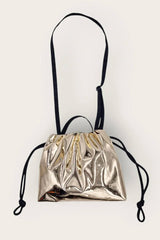 Mirror Scrunch Bag Molten Gold