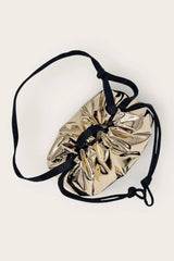 Mirror Scrunch Bag Molten Gold