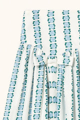 Flower Striped Skirt