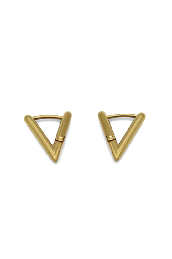 Wishbone Earring in Gold