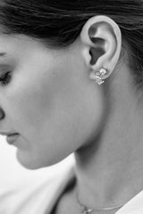 Twirl Hoop Earring Silver