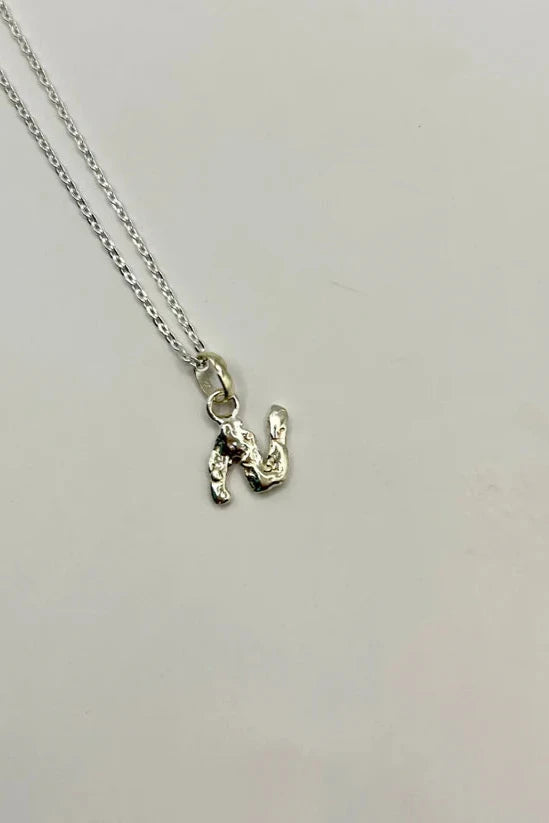 Letter Pendant in Silver