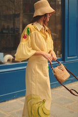 Fruito Blouse in Yellow