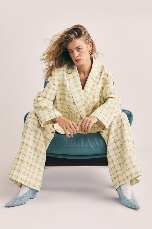 Frankie Plaid Blazer