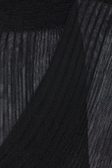 Close-up of black textured fabric