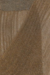 Close-up of brown fabric texture
