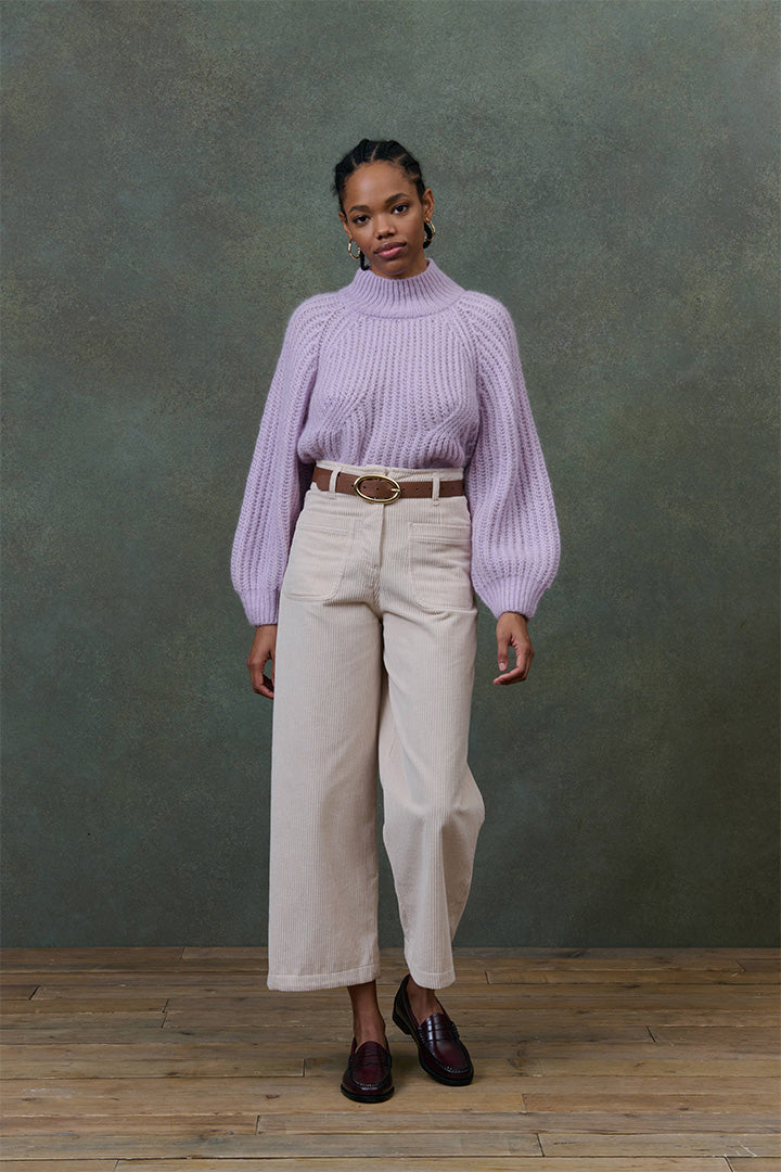 Salinna Knit Jumper in Lilac