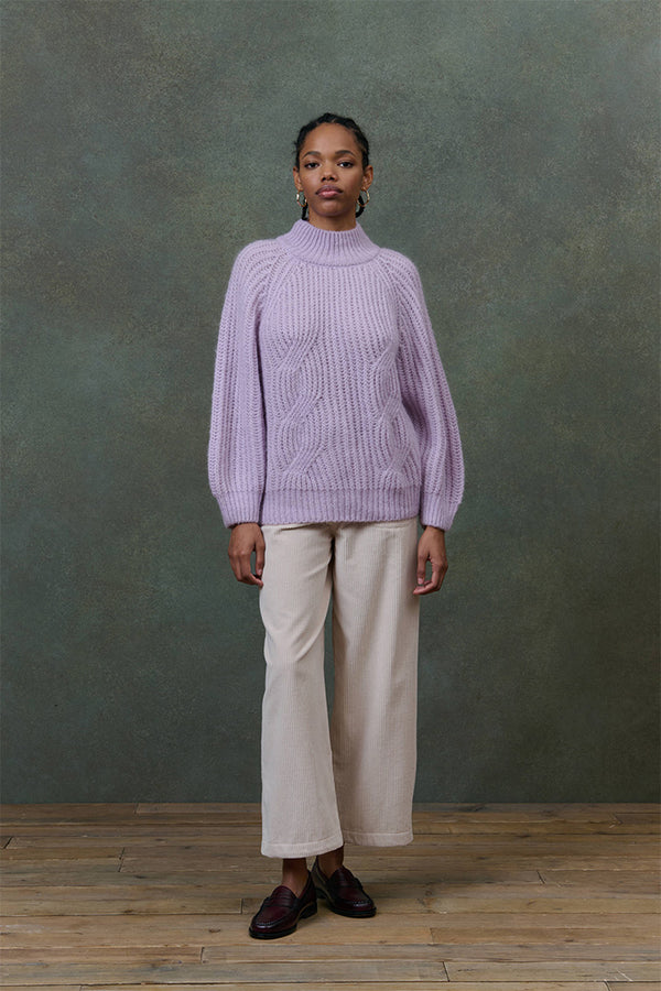 Salinna Knit Jumper in Lilac