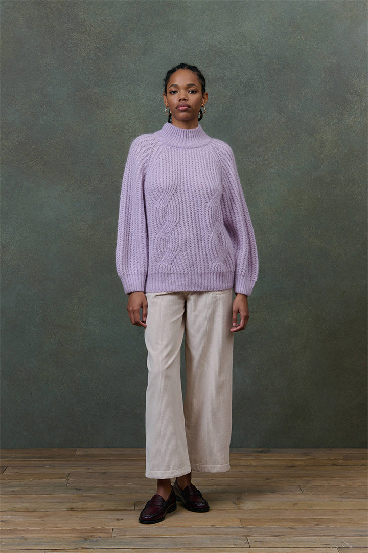 Salinna Knit Jumper in Lilac