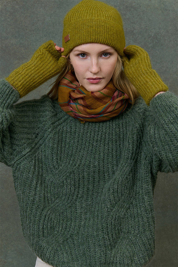 Salinna Knit Jumper in Khaki