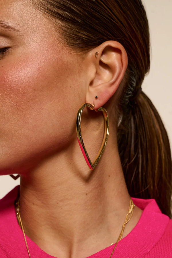 Funky Love Hoop Earring