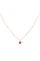 Heart Beat Necklace in Gold