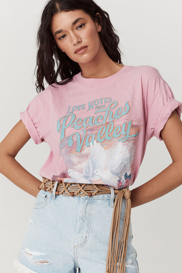 Peaches Biker Tee
