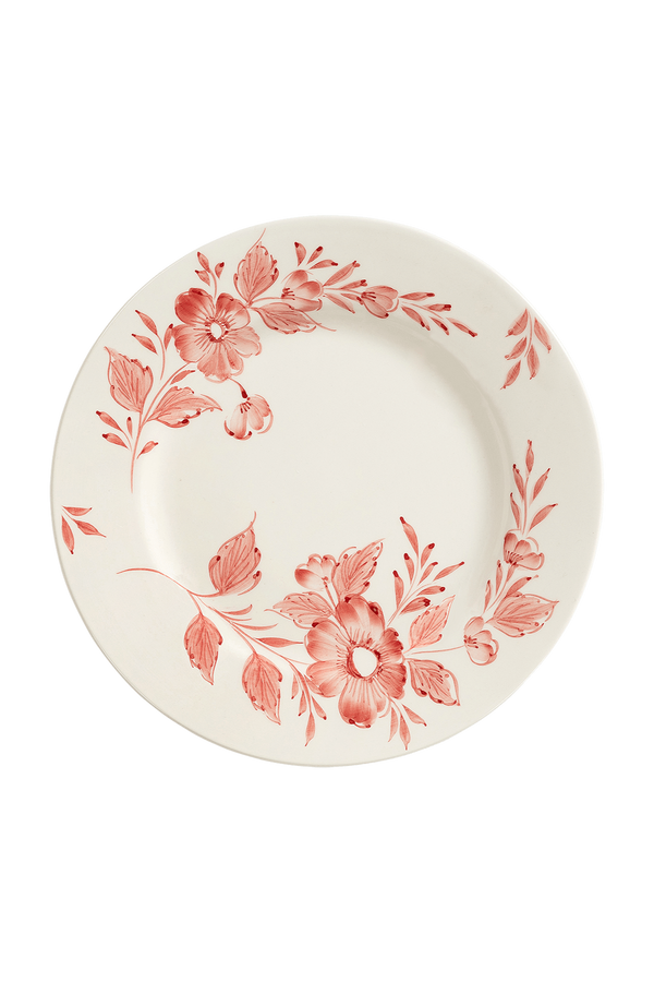 Whimsical Rose Breakfast Plate