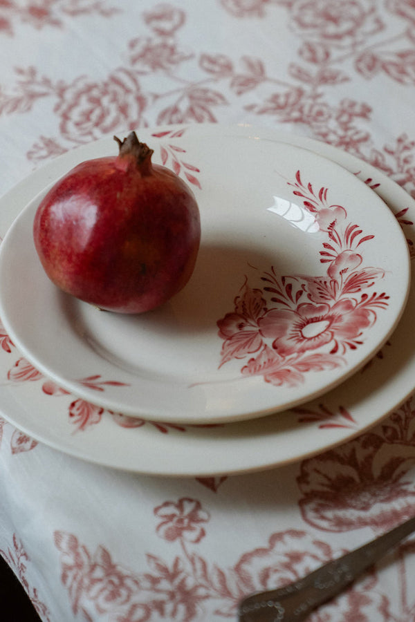 Whimsical Rose Breakfast Plate