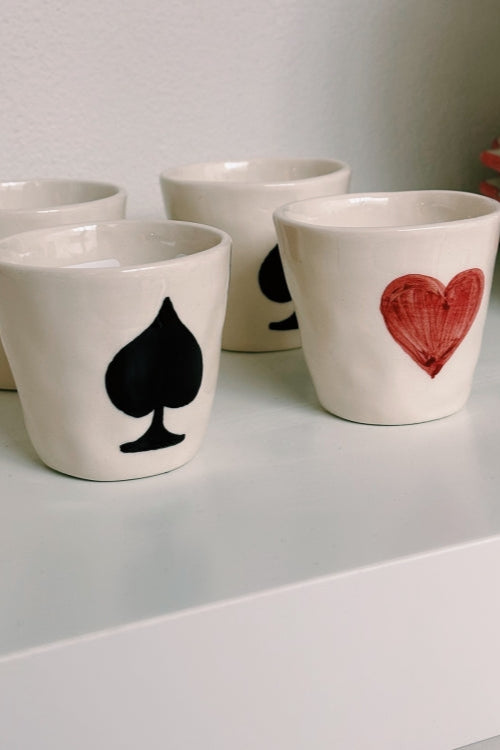Queen of Hearts Espresso Cup
