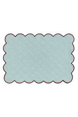 Frosty Scalloped Placemat