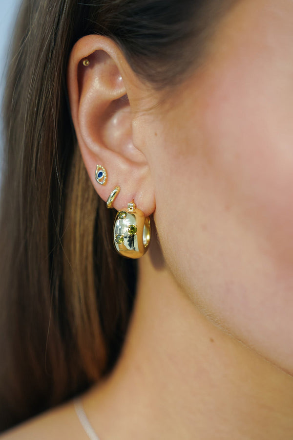 Tableau Hoop Earring