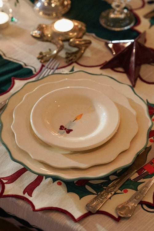 Holy Night Dessert Plate