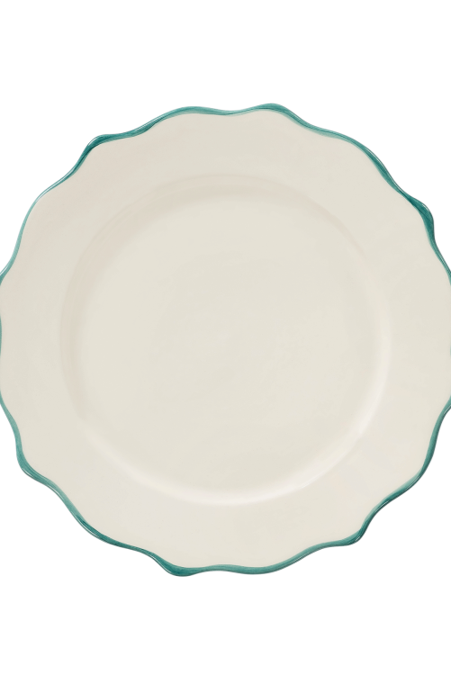 Forest Scalloped Dinner Plate