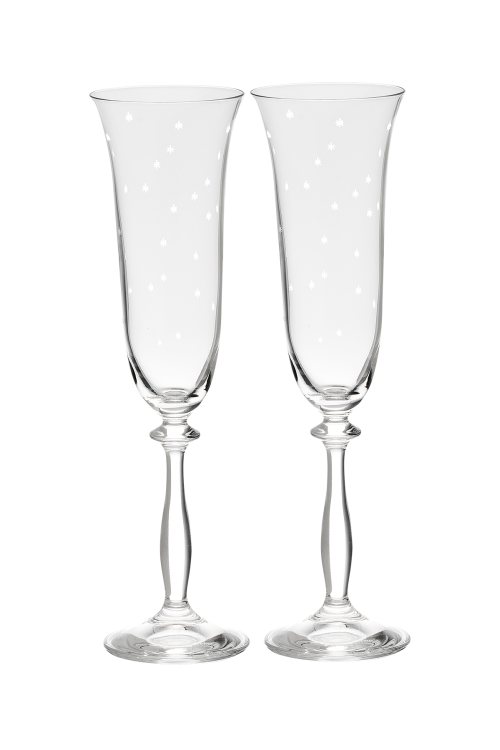Starry Eve Champagne Flute Set of 2