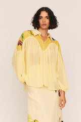 Fruito Blouse in Yellow