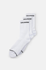 3-Pack Crew Sock in White