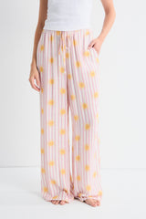 Sun Striped Trousers in Pink