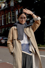 Louise Trench Coat in Sand