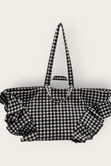 Frill Shopper Bag in Gingham