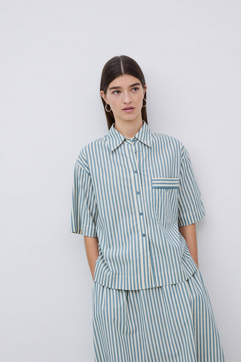 Striped Shirt in Green