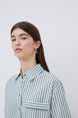 Striped Shirt in Green