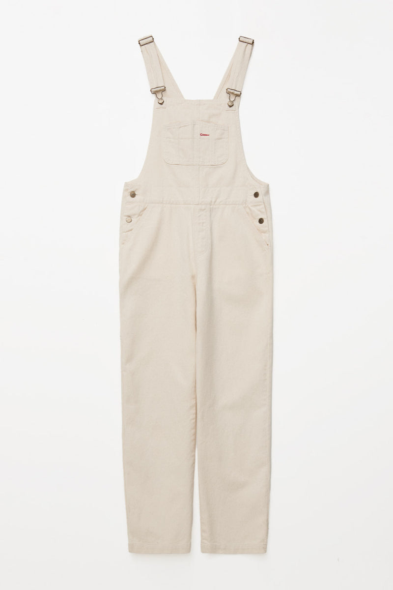 Dungarees in Ecru