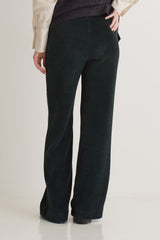 Wide Leg Trousers in Dark Forest