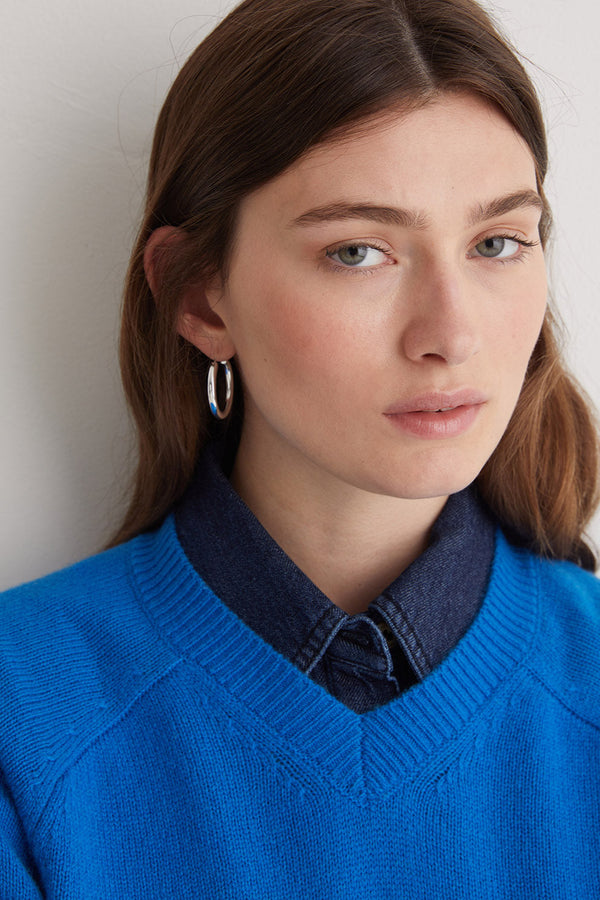 Knit Jumper in Royal Blue