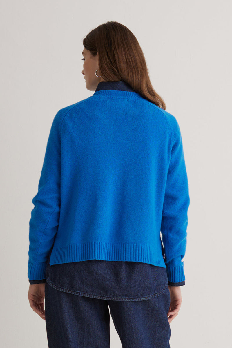 Knit Jumper in Royal Blue