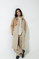 Louise Trench Coat in Sand