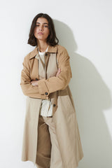 Louise Trench Coat in Sand