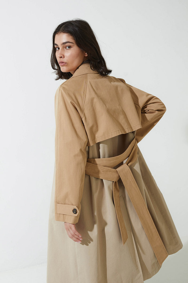 Louise Trench Coat in Sand