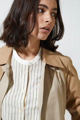 Louise Trench Coat in Sand