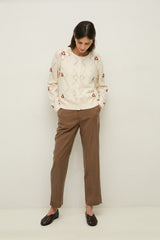 Cara Floral Knit Cardigan